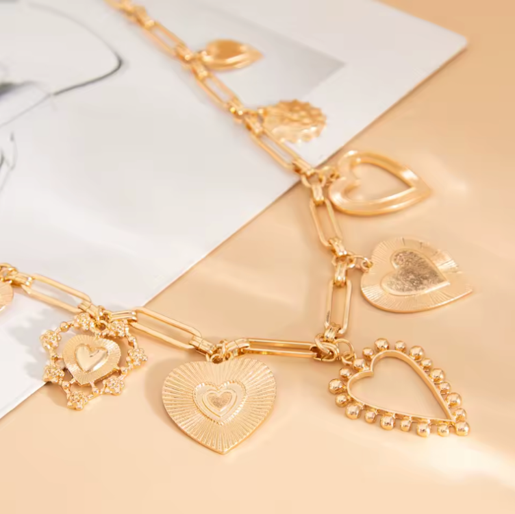 Amora Heart Charm Necklace